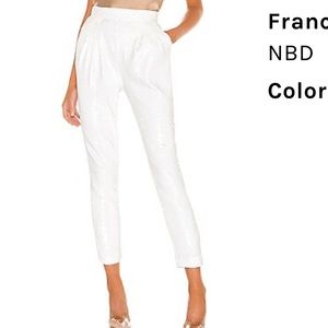 REVOLVE NBD Francis sequin sparkly capri pants XXS